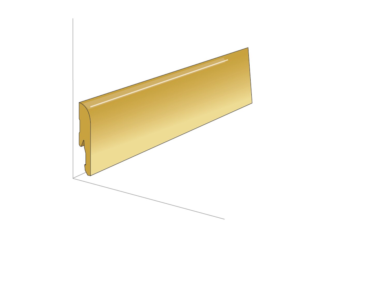 Éclaté produit - MDF Skirting