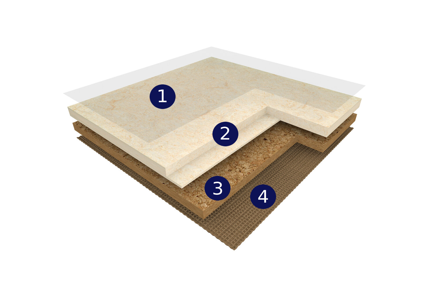 Marmorette Acoustic - Product construction