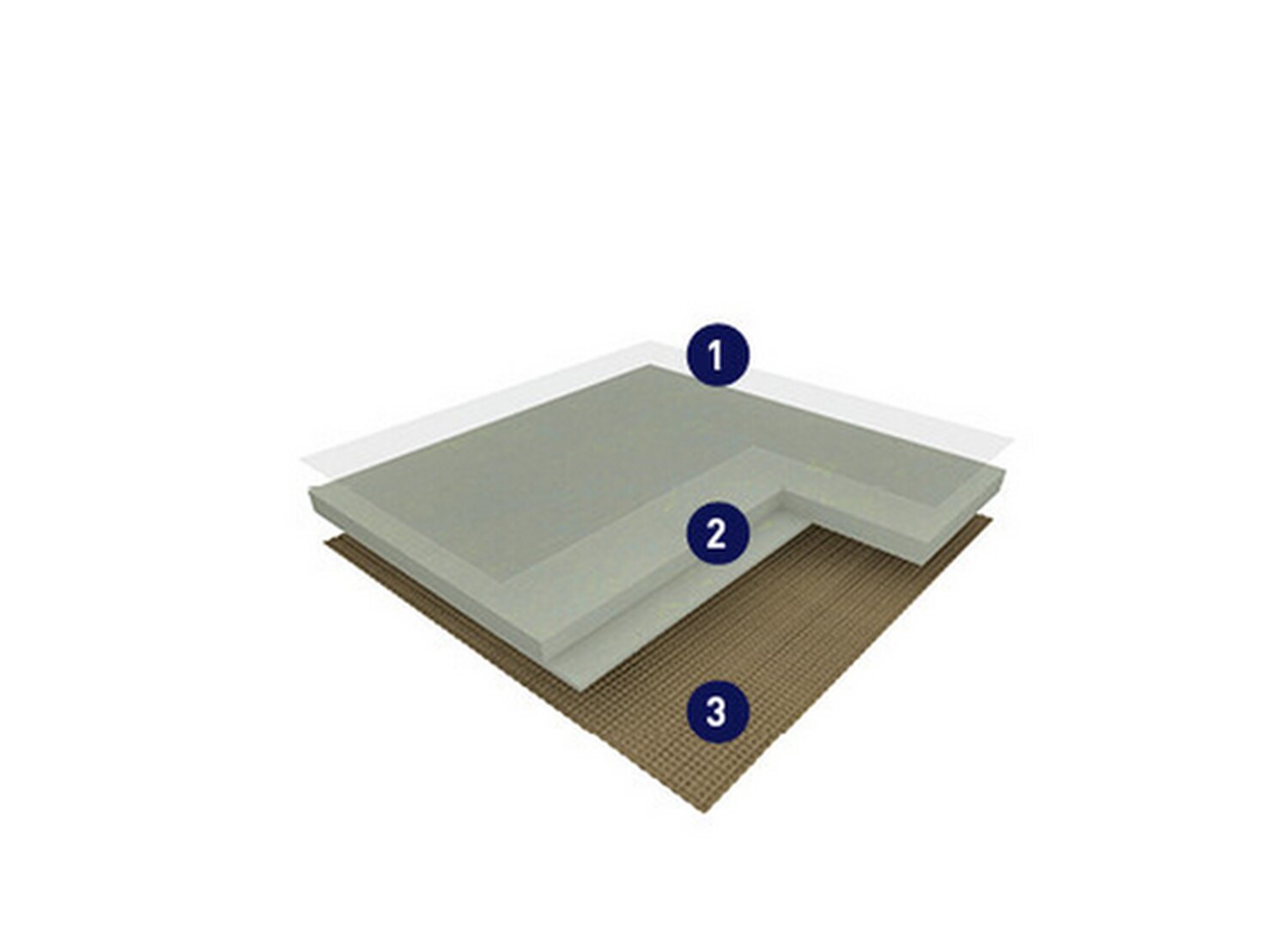 DLW - Linoleum compact Lino Art Urban - Product construction
