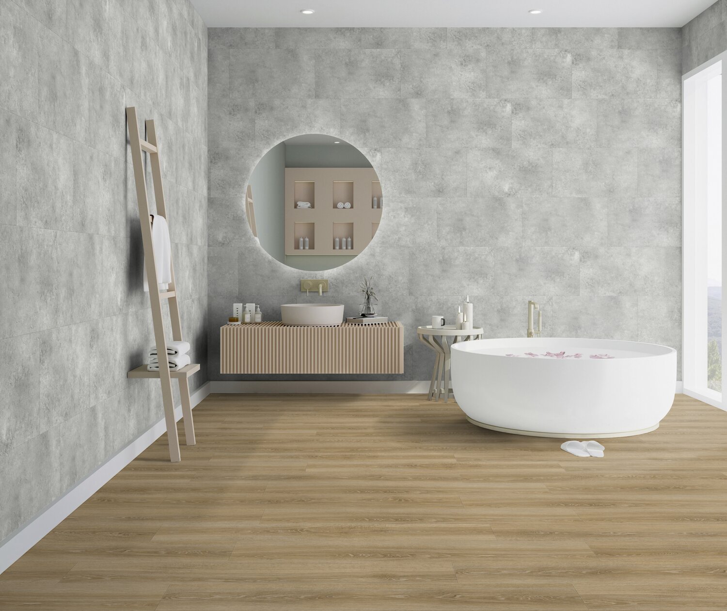 Albora and Meadow spring honey Bathroom.jpg