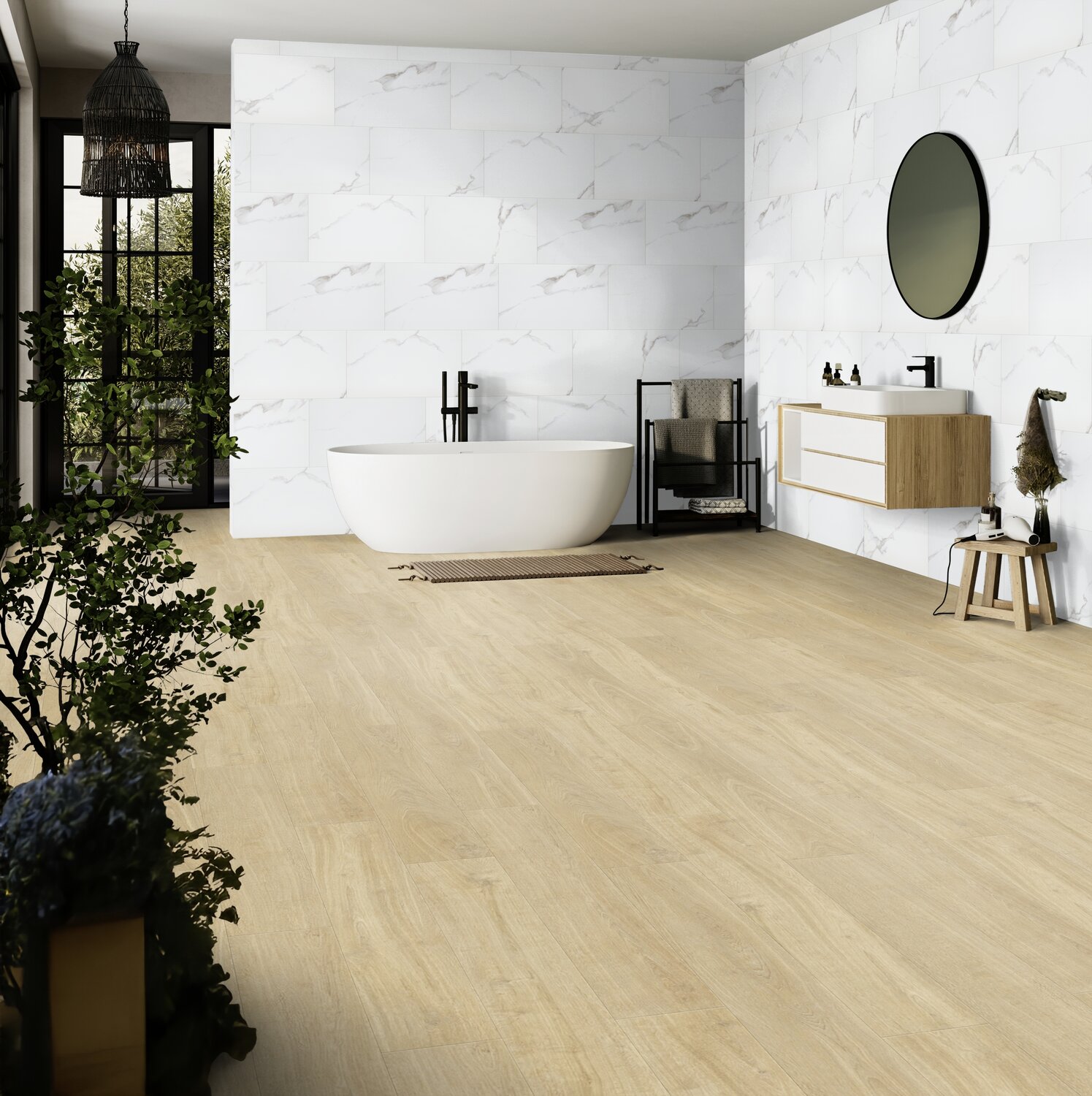Belluno Gloss and Madera Beige Bathroom.jpg
