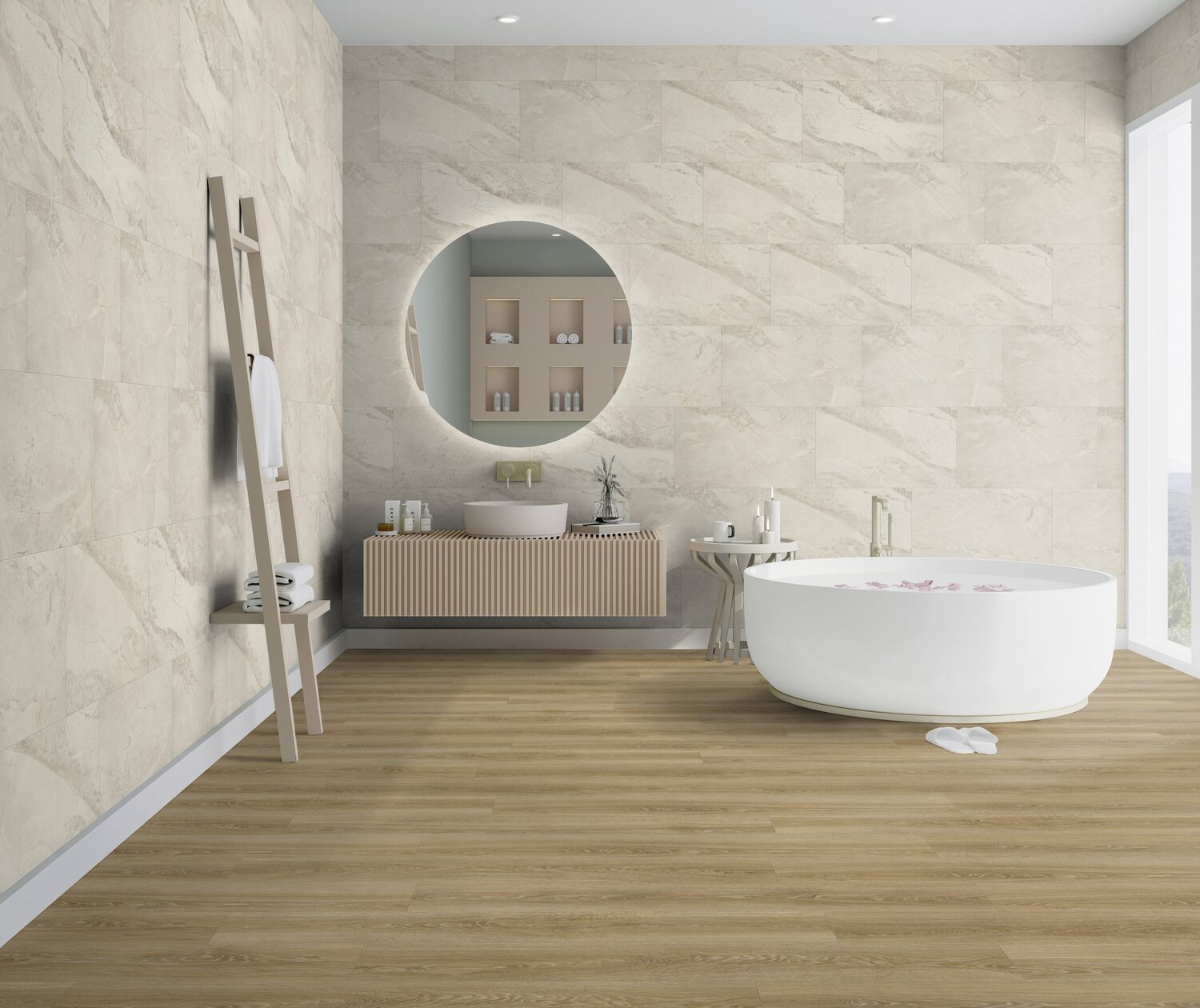 Pavoa Gloss and Meadow spring honey Bathroom.jpg