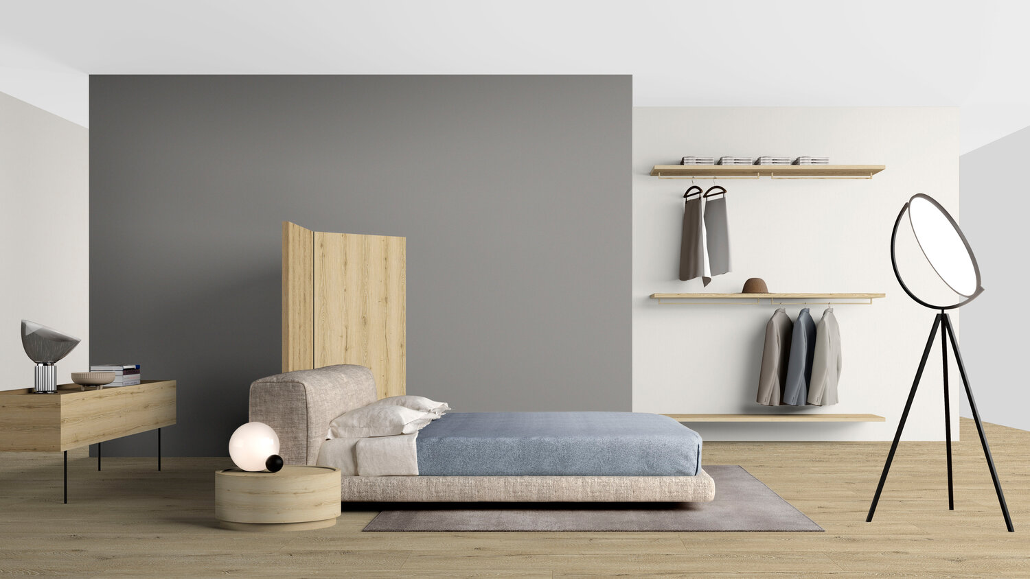 scala rigid acoustic - montella taupe - room scene