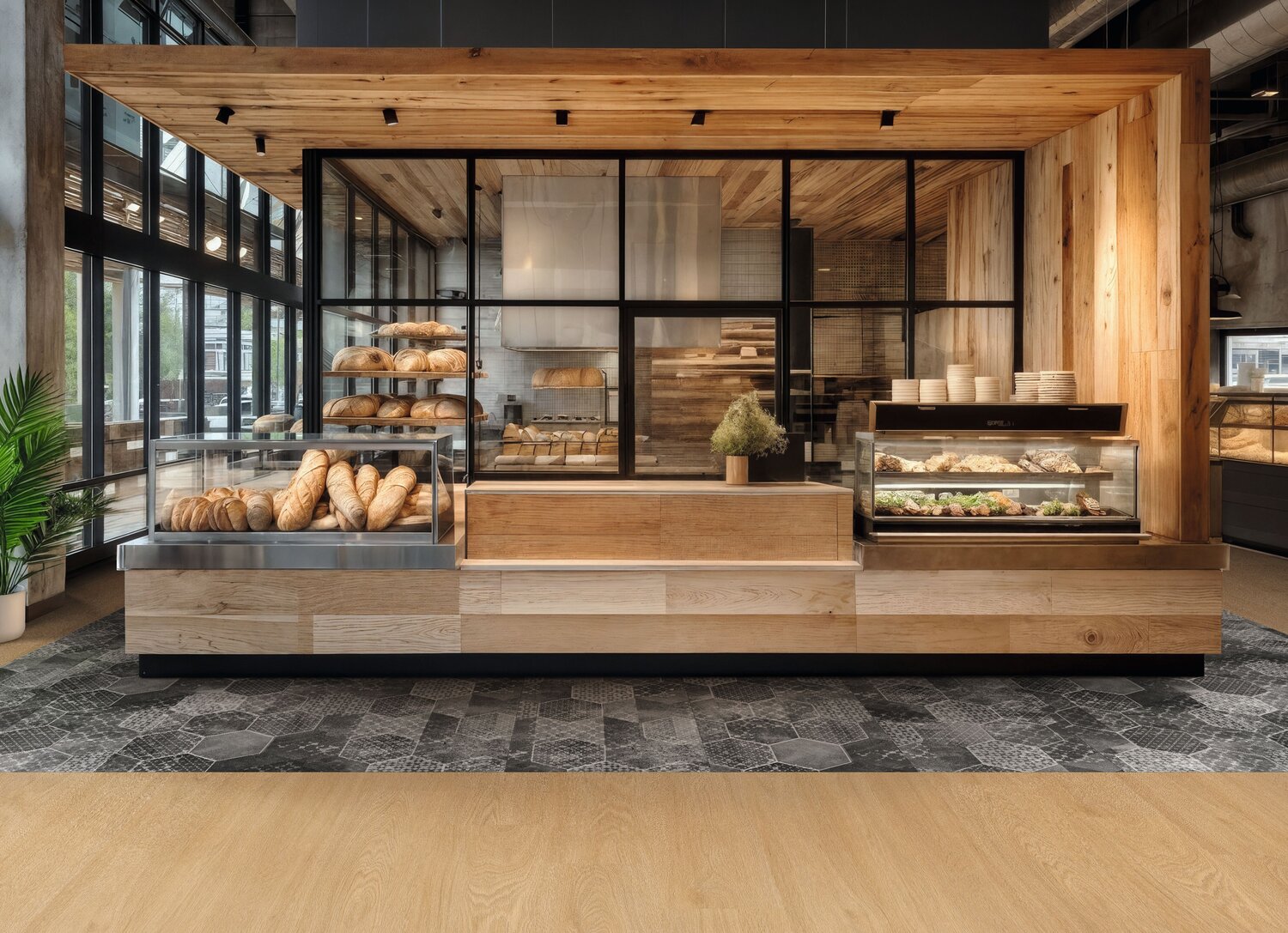 Creation 70 MegaClic (Nordic Oak Clear & Prado Grey) - Room scene