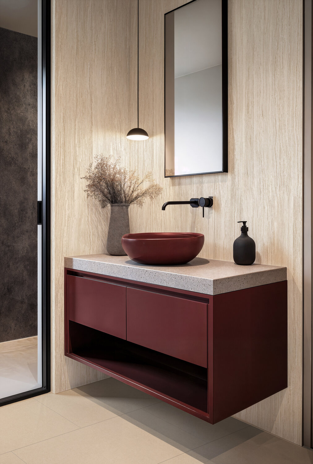 TRAVERTINE BONE - ROOM SCENE VIEW COLOUR